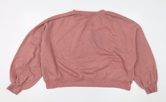 Disney Women's Pink Sweatshirt 2XL with Minnie Mouse