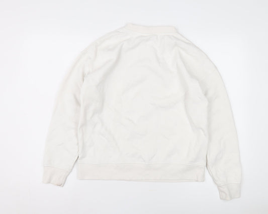 Disney White Women's XS Pullover Sweatshirt