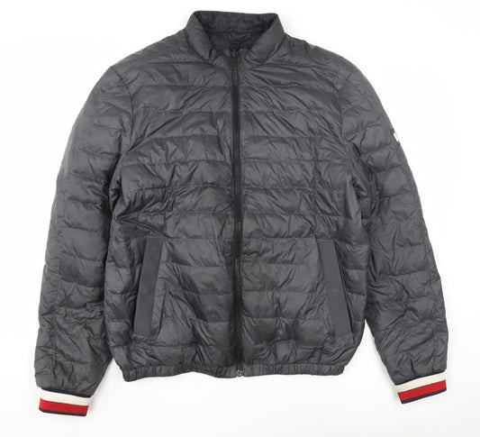 Tommy Hilfiger Men's Black Puffer Jacket M