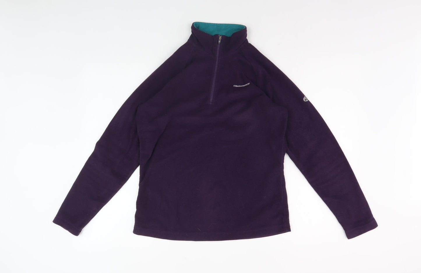 Craghoppers Women's Purple Fleece Sweatshirt Size 8