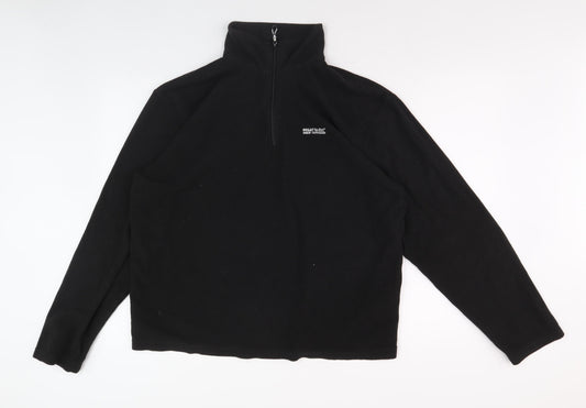 Regatta Men's Black Fleece Pullover Sweatshirt L