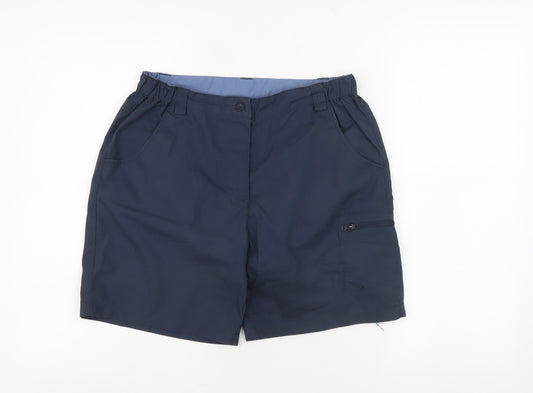 Mountain Warehouse Women’s Blue Cargo Shorts Size 10