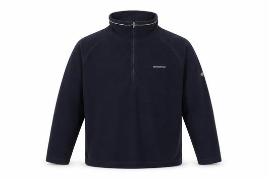 Mens UK M Regular Craghoppers Blue 1/4 Zip Sweatshirt