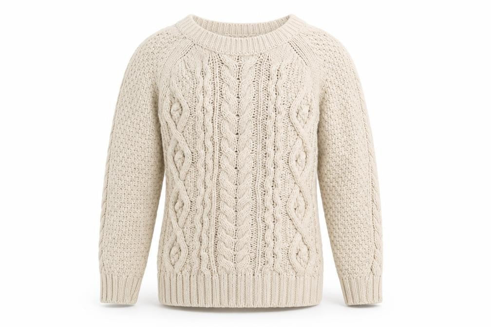 Baby Gap Boys Beige Cable-Knit Cotton Jumper 5 Years