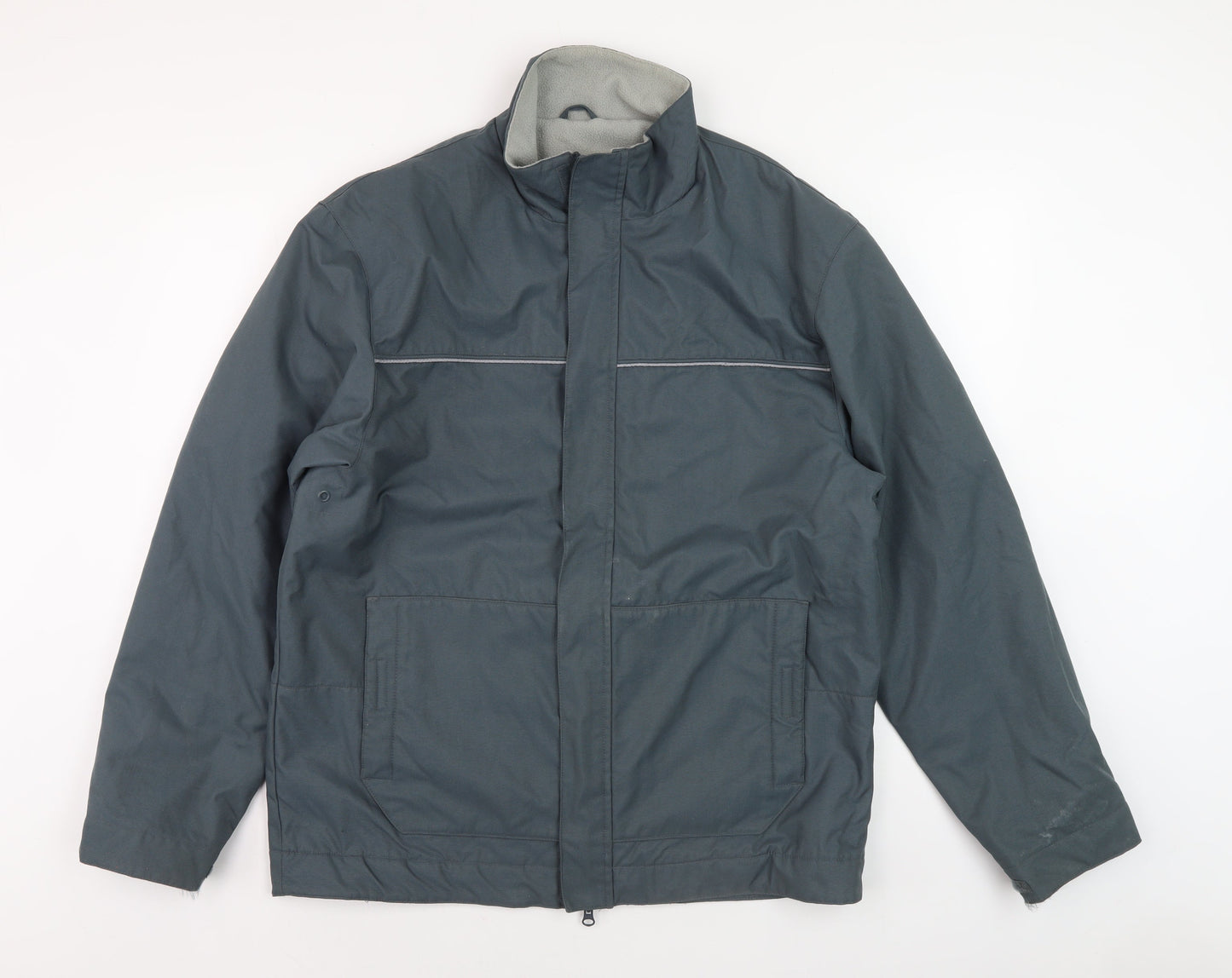 Burton Men's Grey Jacket M Zip Fastening