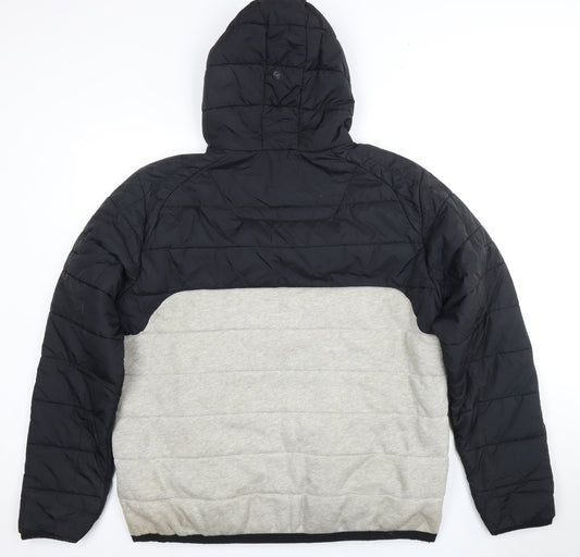 Polo Ralph Lauren Men's XL Black Grey Puffer Jacket
