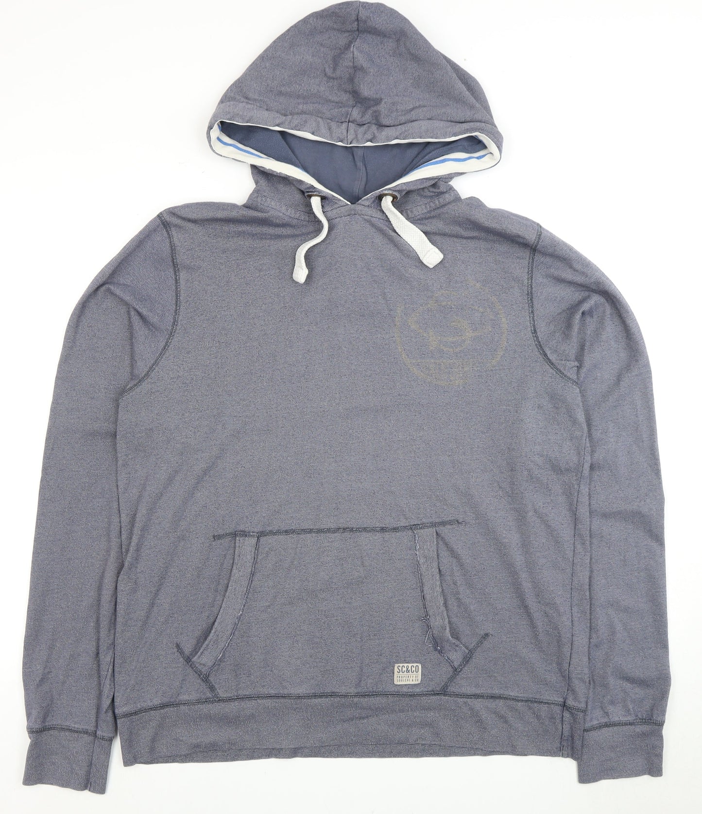 SoulCal & Co Men's XL Grey Pullover Hoodie with Logo