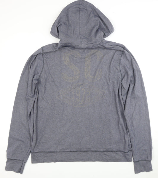 SoulCal & Co Men's XL Grey Pullover Hoodie with Logo