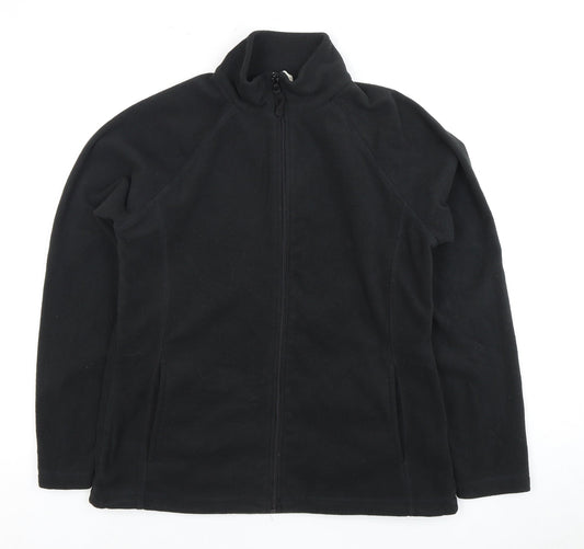 Mountain Warehouse Women's Black Fleece Jacket Size 14