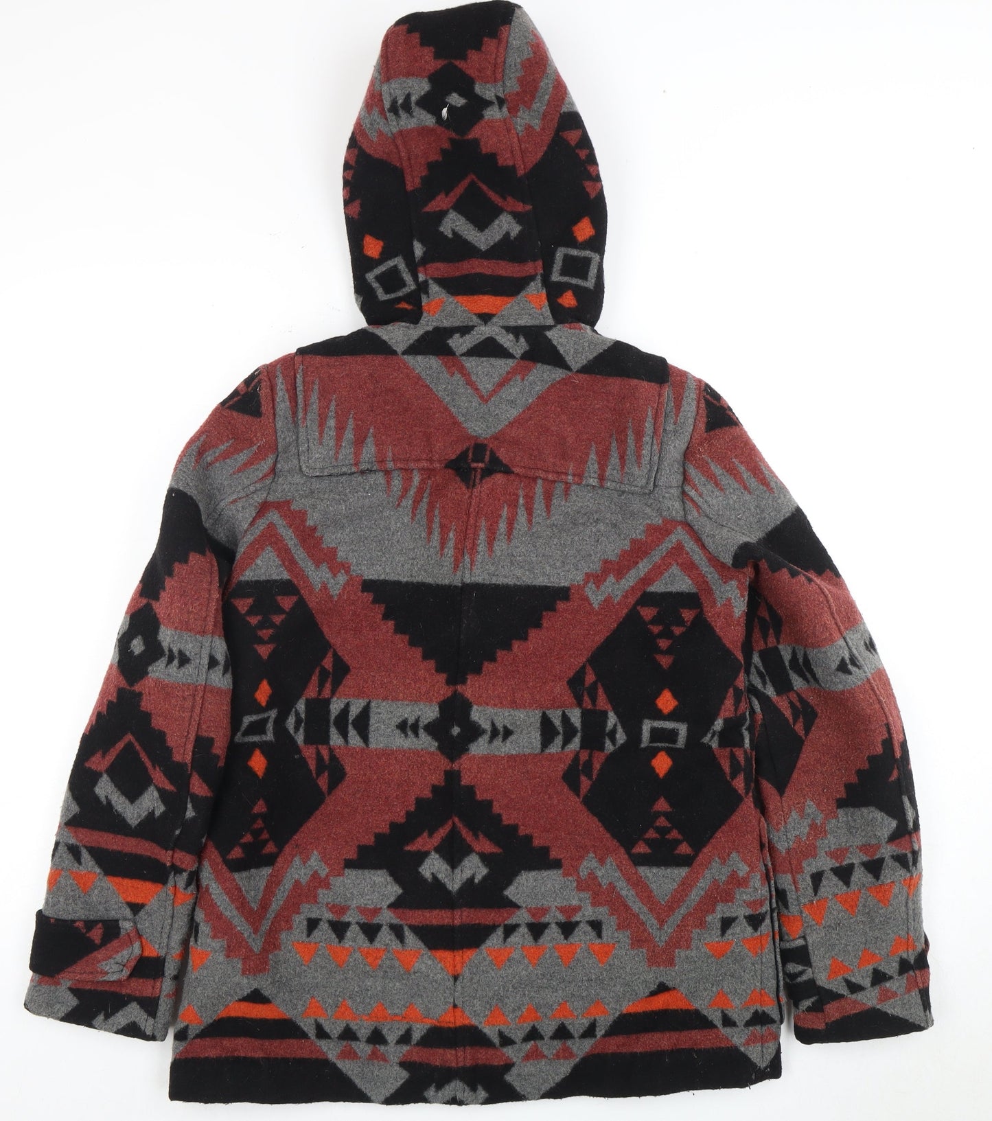 GAP Women's Multicoloured Geometric Toggle Coat XS