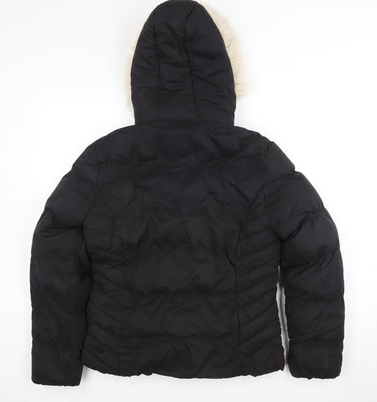 SoulCal & Co Women's Black Puffer Jacket Size 10