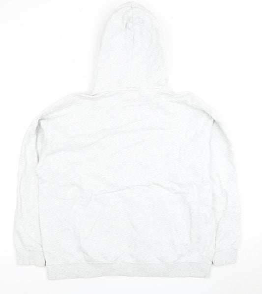 Carhartt Men's Grey Pullover Hoodie L Large