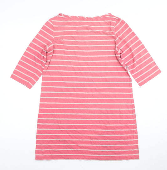 Boden Women's Pink Striped Tunic, Size 12