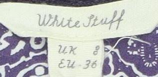 White Stuff Women’s Purple Shift Dress, Size 8