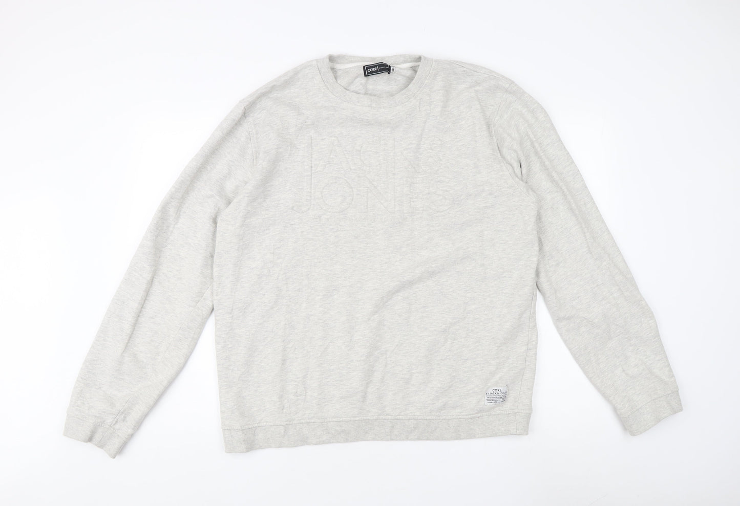 Jack & Jones Men's Grey 2XL Lightweight Sweatshirt