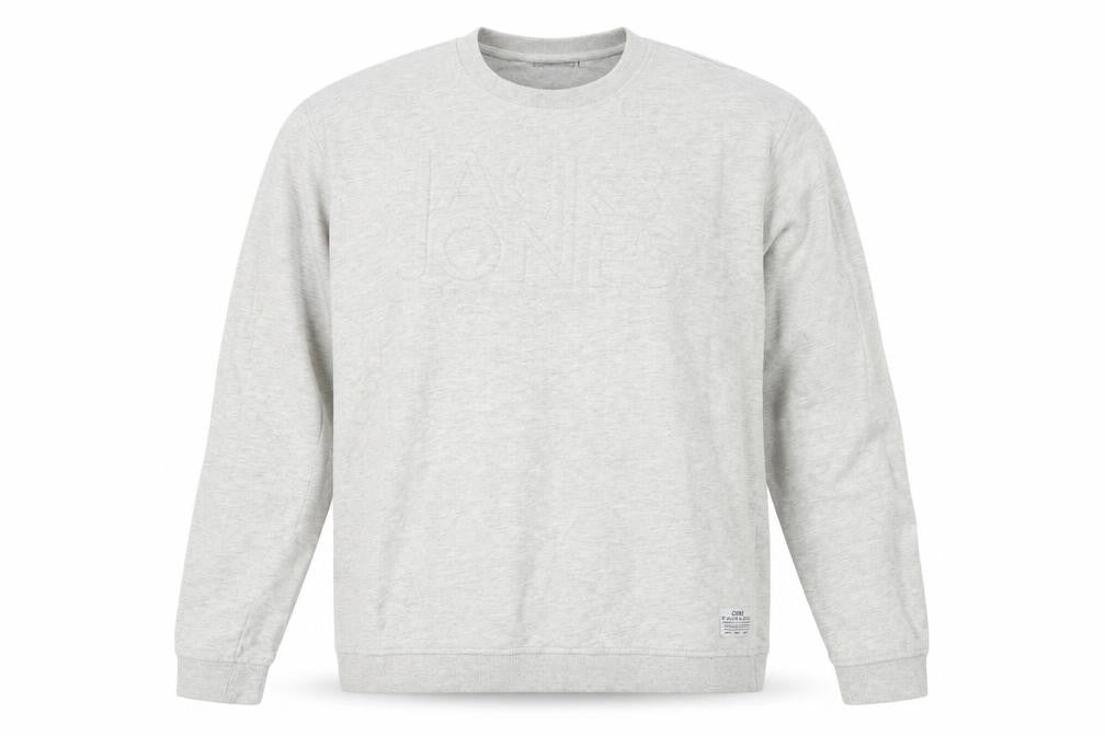 Mens UK 2XL Regular JACK & JONES Grey Pullover Sweatshirt