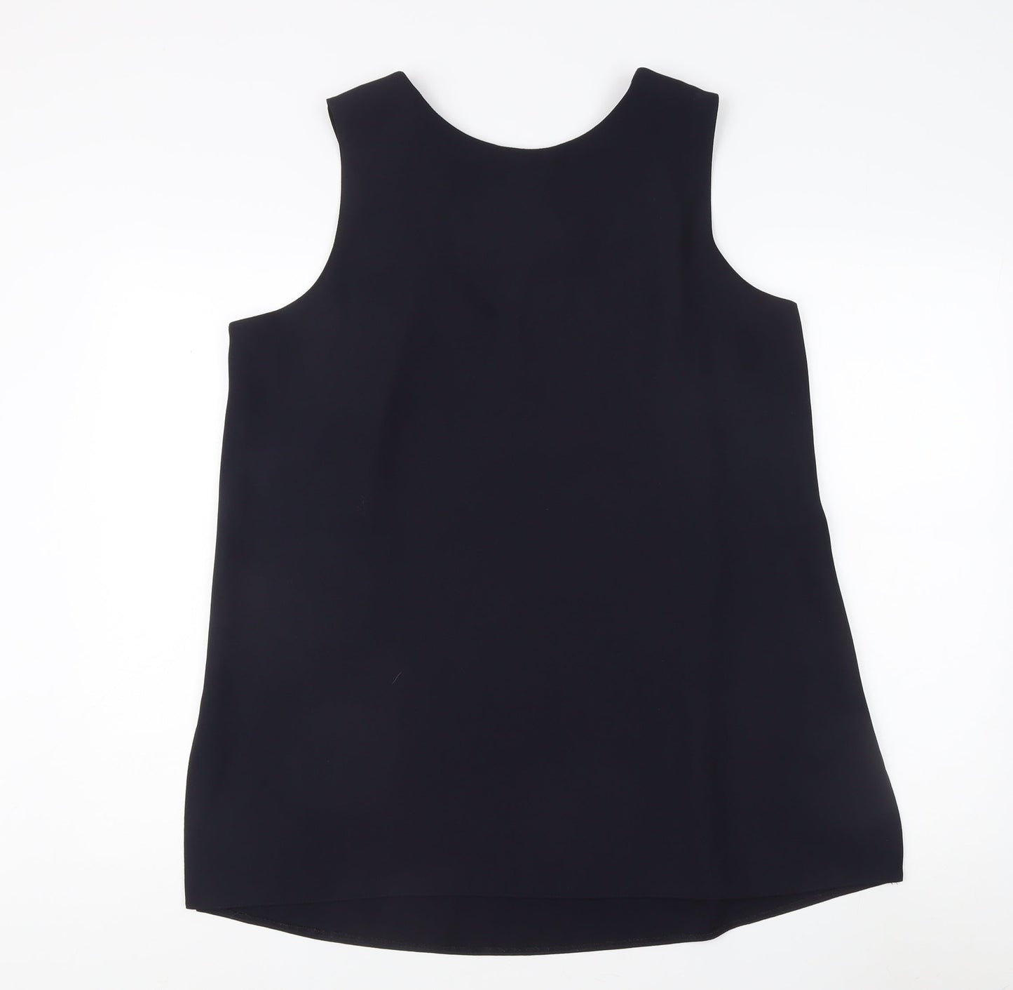 Essence Women's Black Polyester Tank Top Size 20