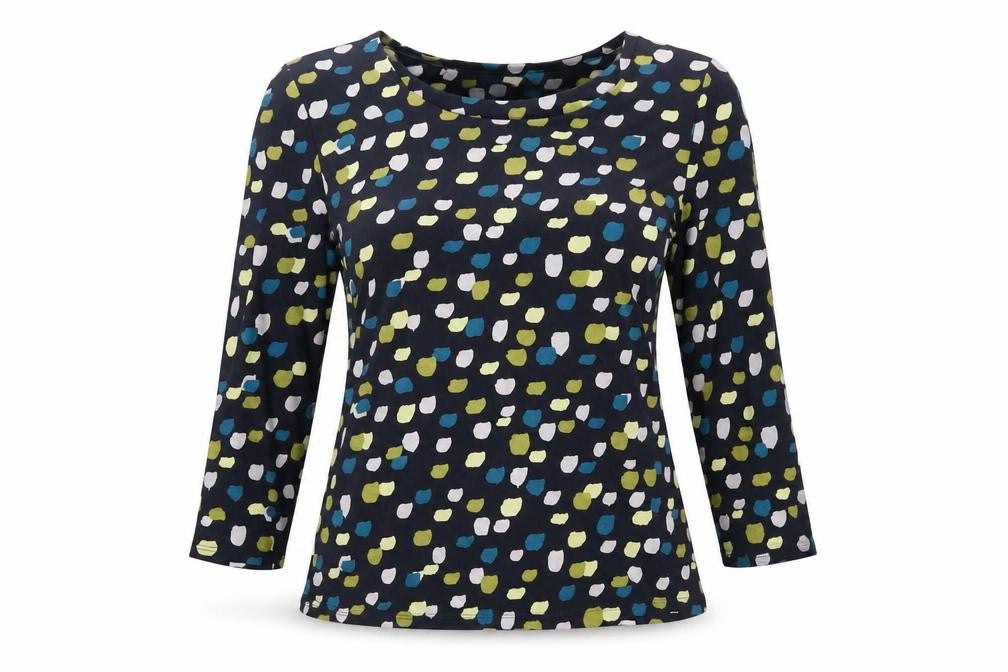 Womens UK Size 10 Eastex Multicoloured Viscose Blend Blouse