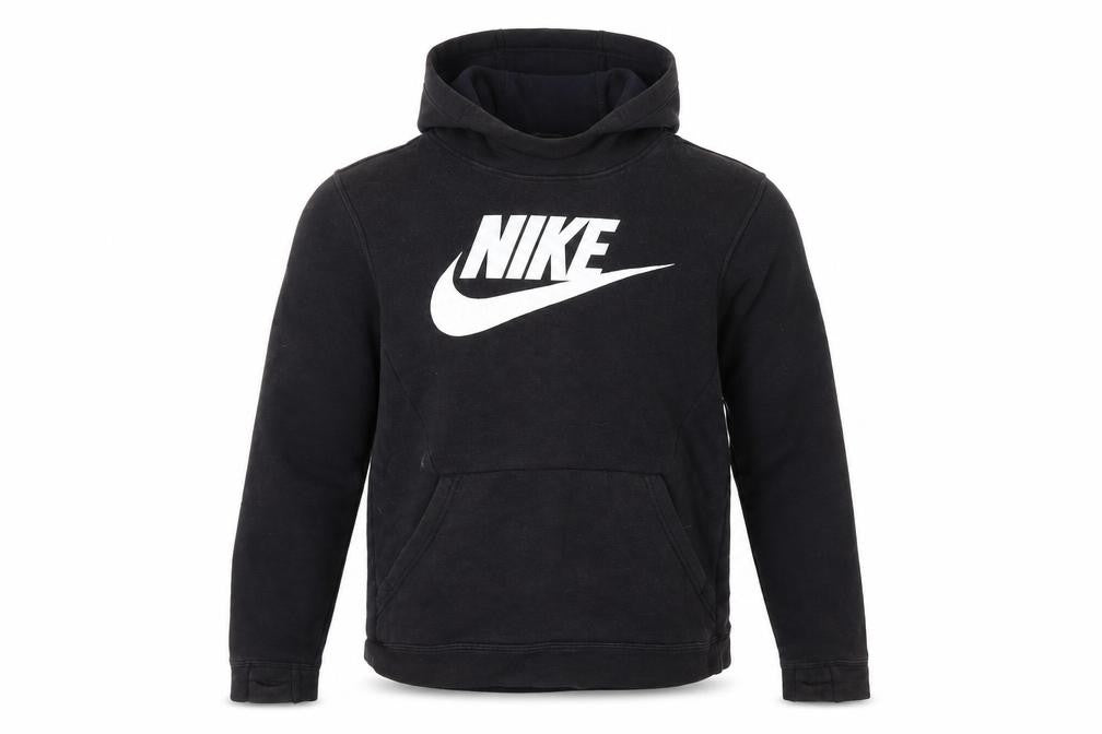 Teens UK L Regular Nike Black Pullover Hoodie