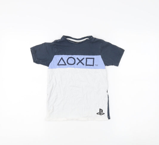Fashion UK Boys' Blue PlayStation T-Shirt, Size 6-7 Years