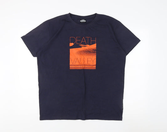 Trespass Men's Blue Graphic Print T-Shirt Size M