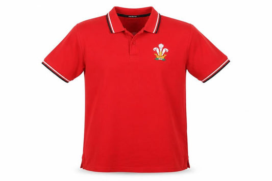 Rugby Heritage Men's Red Polo Shirt L - Sports Style