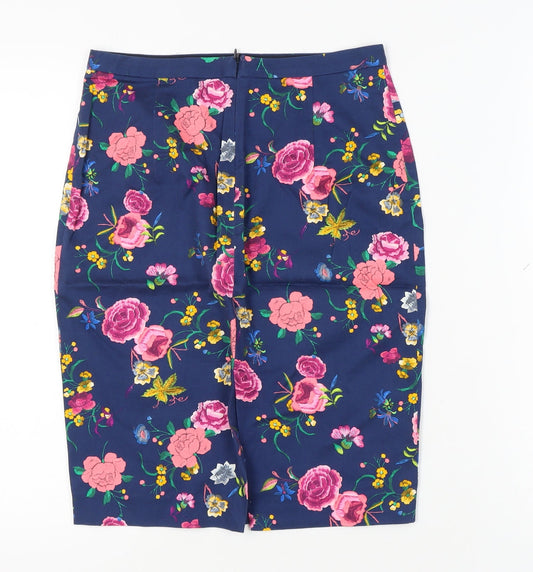 Zara Basic Women's Multicoloured Floral Skirt, S