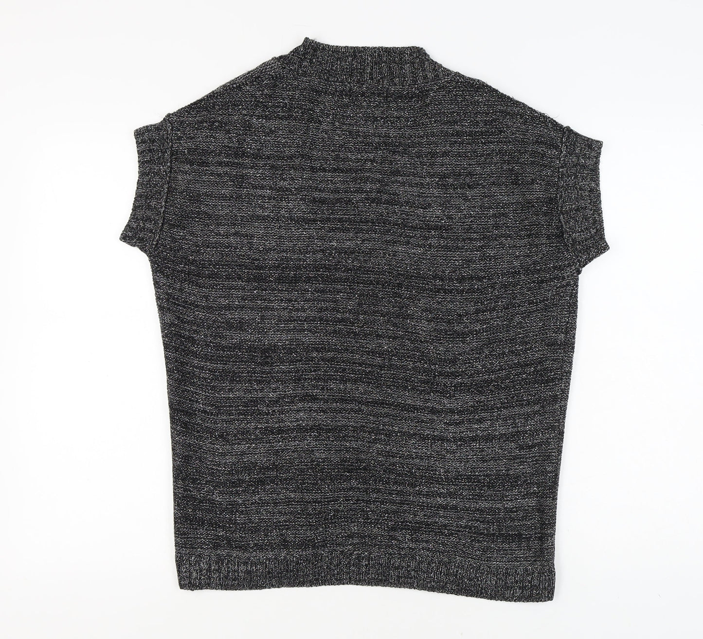 Next Women's Black Sleeveless Open Front Cardigan Size 14