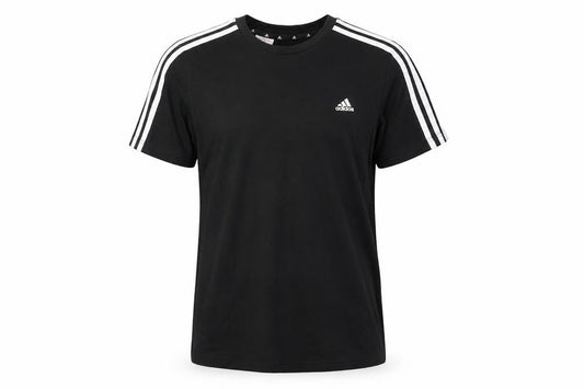 Adidas Boys Black T-Shirt, Size 13-14, Sports Style