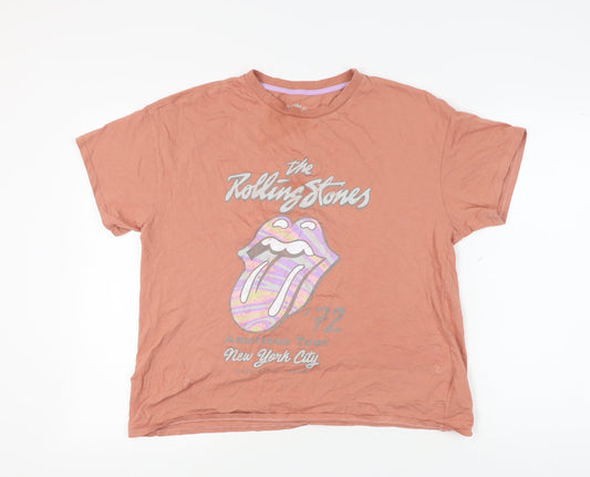 The Rolling Stones Unisex Multicoloured L T-Shirt