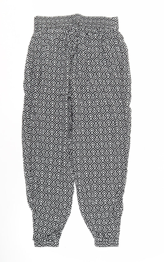 Marks and Spencer Women's Black Harem Trousers Size 8
