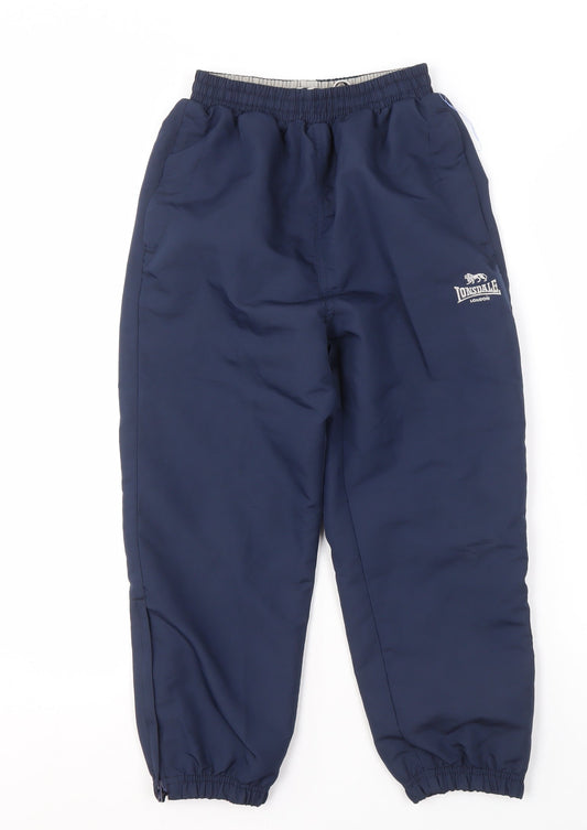 Lonsdale Boys Blue Track Pants, 4 Years, Activewear