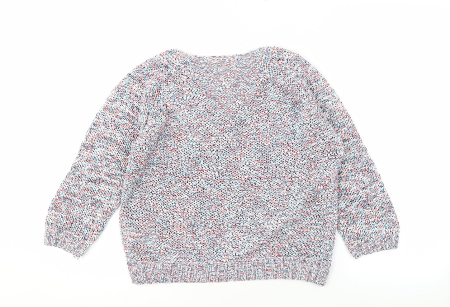 Marks and Spencer Women's Multicoloured V-Neck Jumper