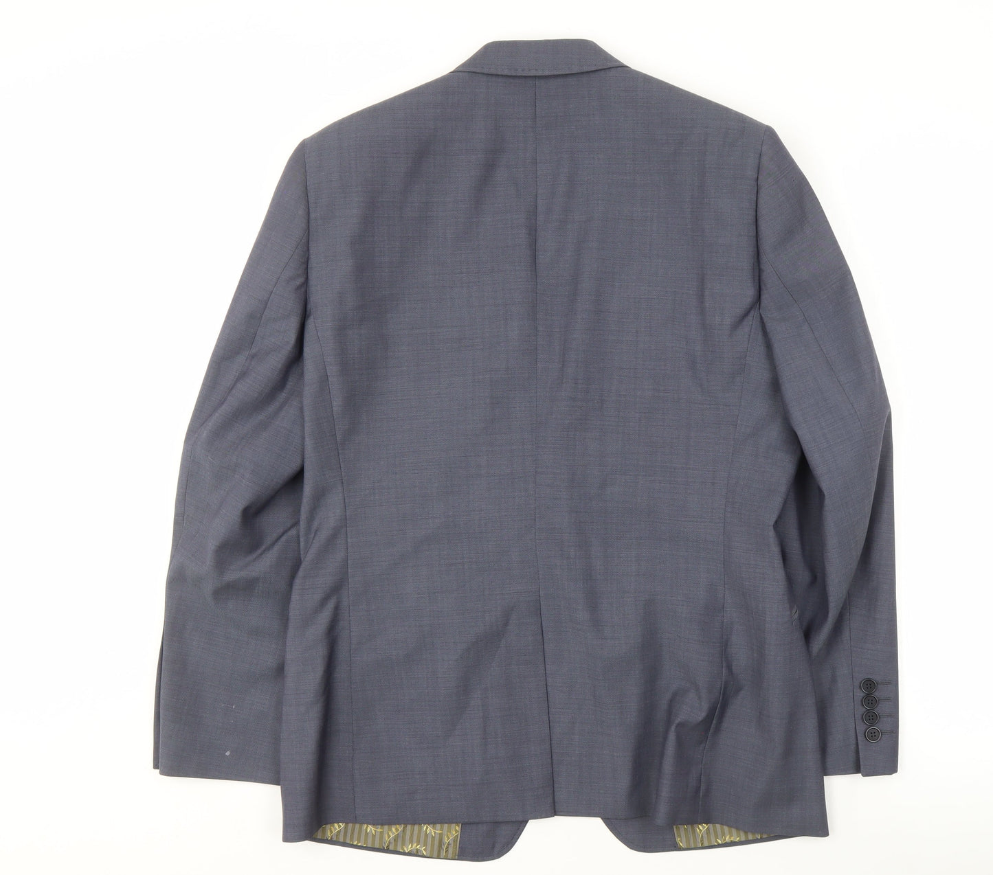 Ted Baker Men's Grey Wool Blazer, 38 S, Stylish Jacket