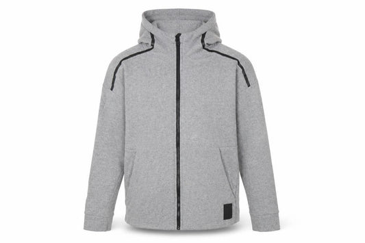 Mens UK S Regular DKNY Grey Full Zip Hoodie