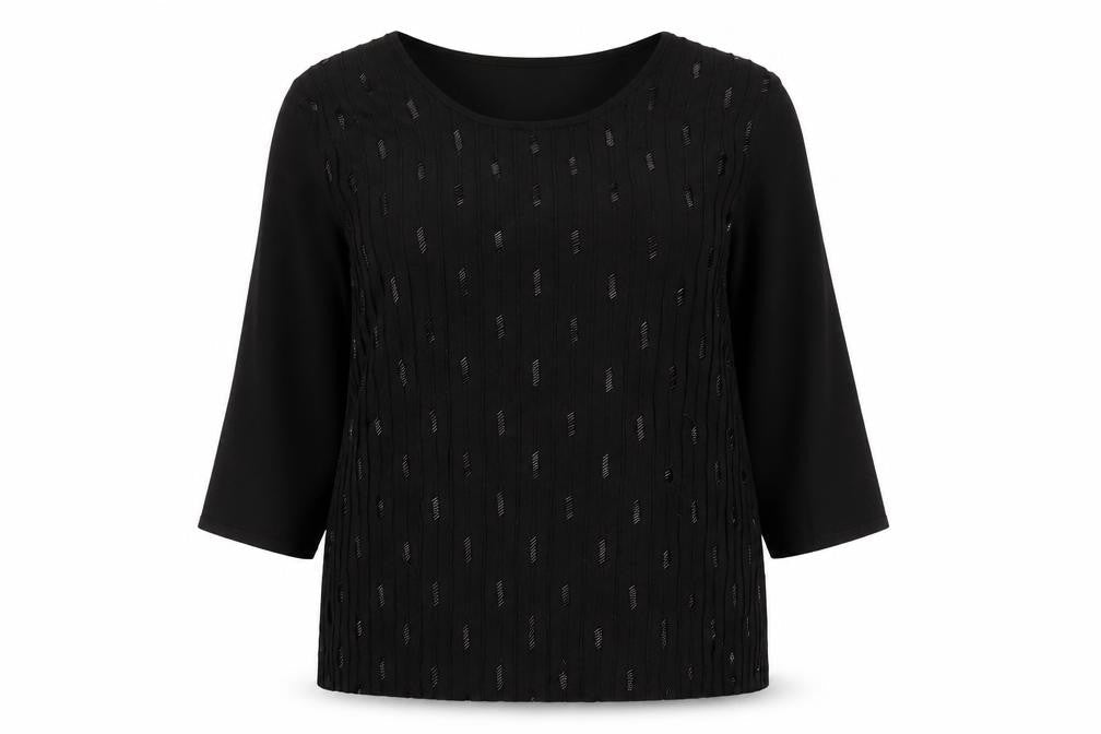 Womens UK Size L Windsmoor Black Viscose Blend Blouse