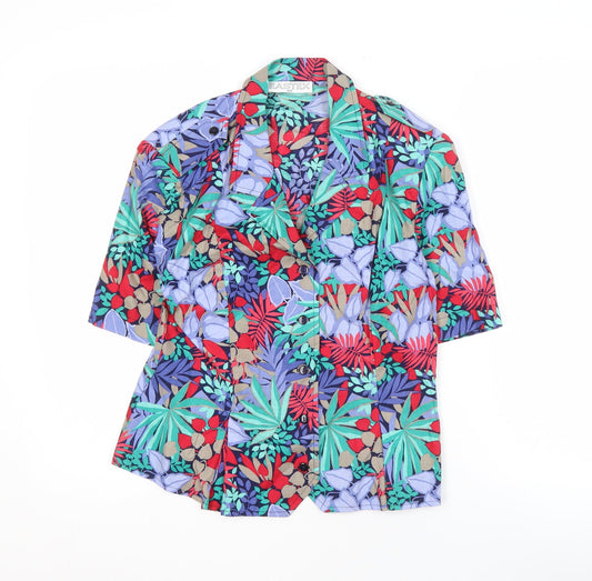 Eastex Women's Multicoloured Floral Blouse 10