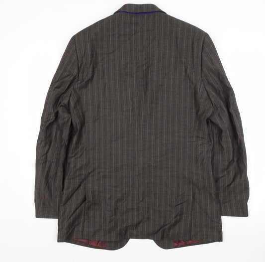 Ted Baker Men's Brown Striped Blazer 38R