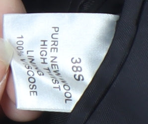 Pierre Cardin Men's Black Classic Blazer 38S