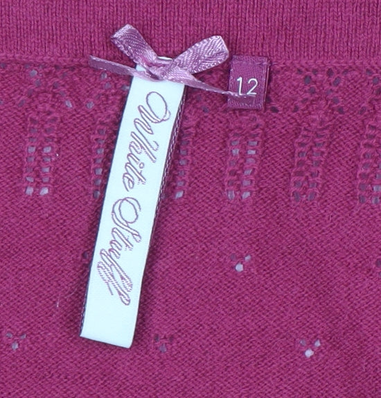 White Stuff Women's Pink Shift Dress Size 12
