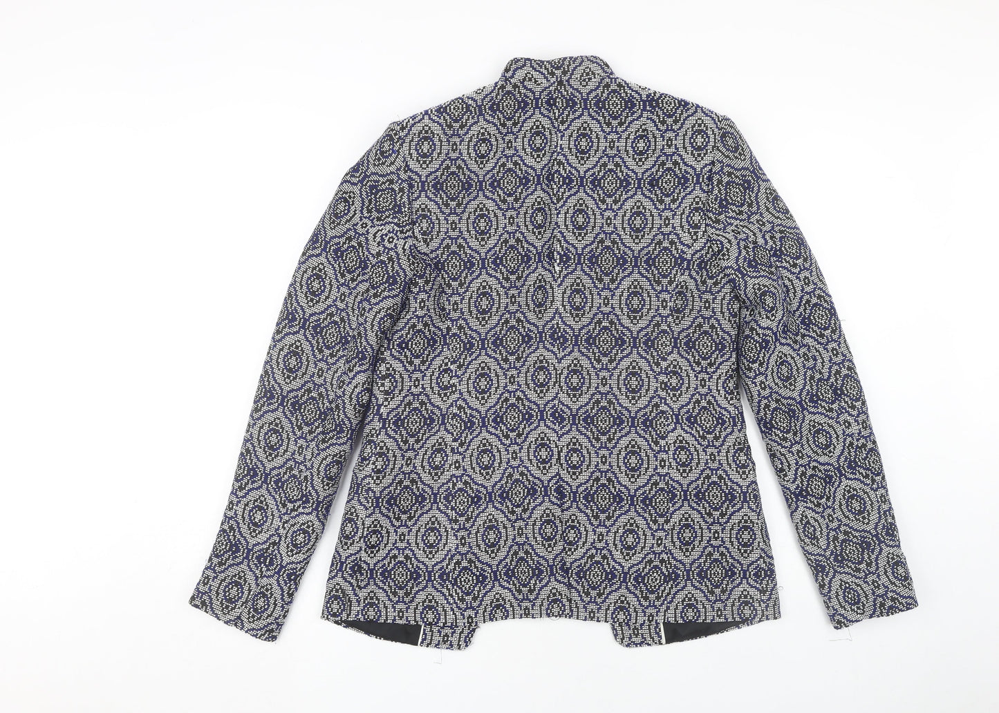 Banana Republic Women's Blue Geometric Blazer Size 6