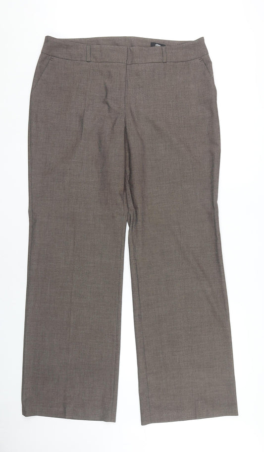 s.Oliver Women's Brown Dress Pants UK 20