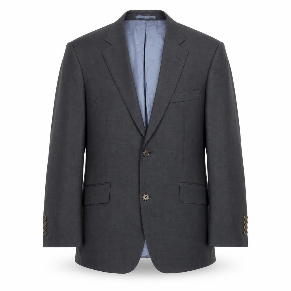 Mens 38 Chest Regular Austin Reed Grey Two-Button Blazer