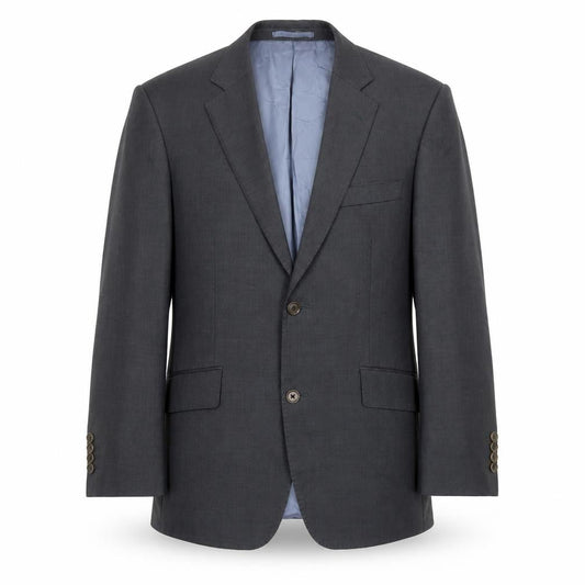 Mens 38 Chest Regular Austin Reed Grey Two-Button Blazer