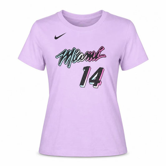 Womens UK Size S Nike Purple 100% Cotton T-Shirt
