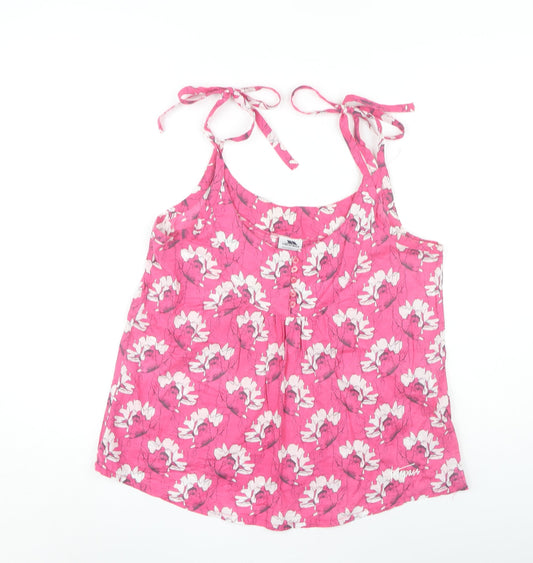 Trespass Women's Pink Camisole Tank Floral Size M