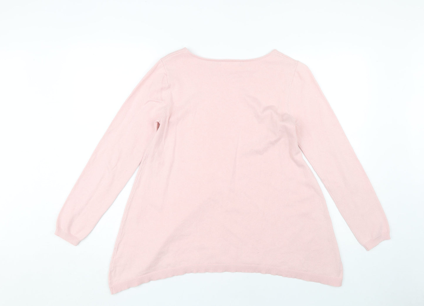 WoolOvers Women's Pink Pullover Jumper XS
