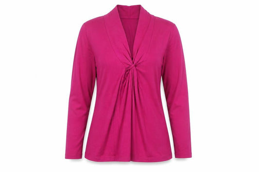 Womens UK Size S Austin Reed Pink Viscose Blend Blouse