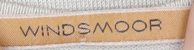 Windsmoor Beige Floral Embroidered Women's Tank, Size L