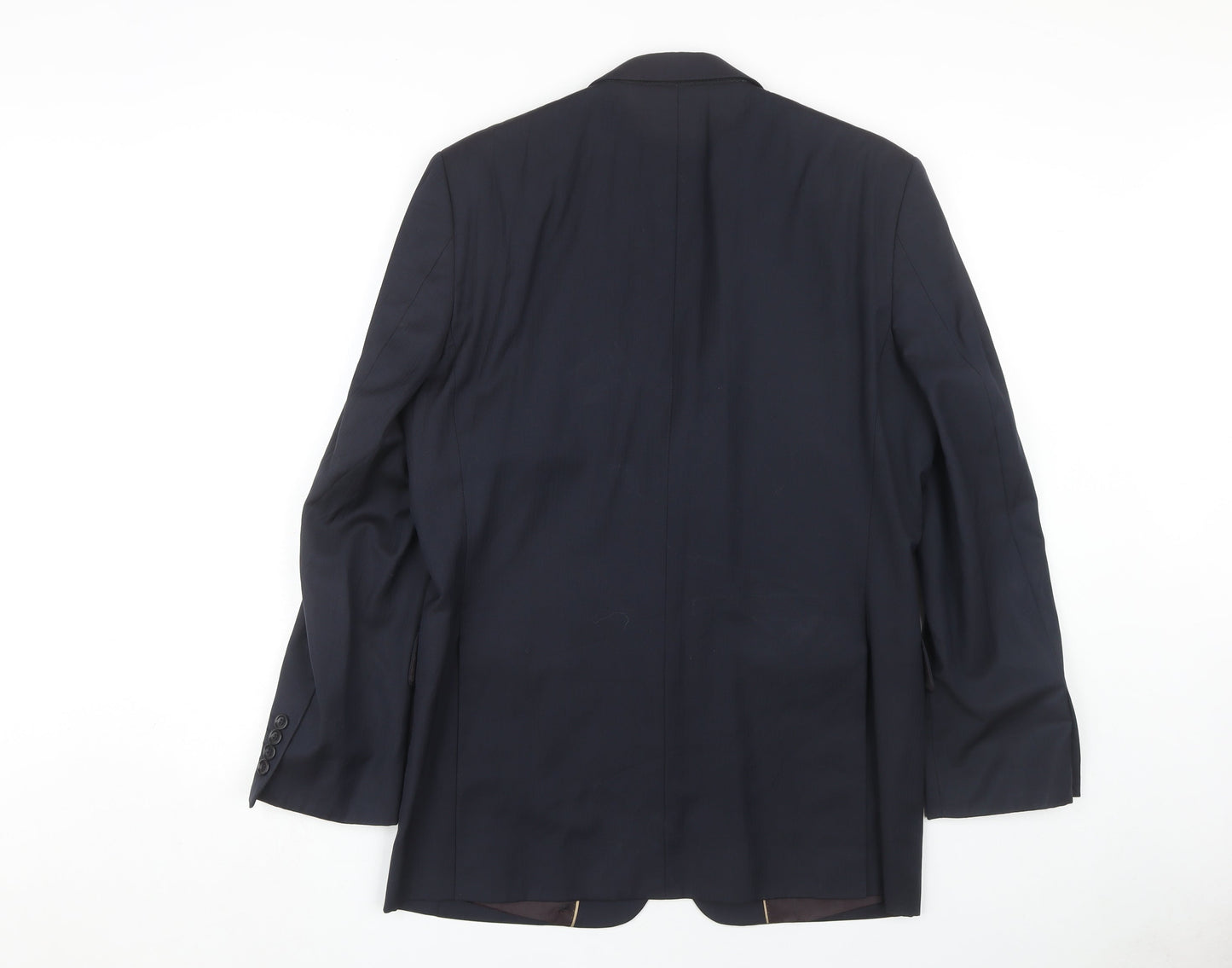 Chester Barrie Men's Blue Wool Blazer, Size 38R